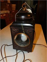Table Lamp Lantern Style All Metal Approx. 12"