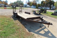 2007 PEGUEA 10118SST TANDEM AXLE TRAILER WITH