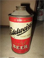 Idelweiss Cone Top Beer Can