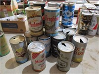 Lot of Aluminum Beer Cans