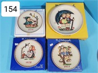 Lot of (4) Hummel Collector's Plates, Etc.