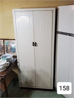 Kay-Dee Steel 2-Door White Pantry Cabinet