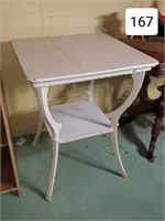 Painted Oak 24" square Parlor Table