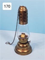 Brass 9" Hurricane Lamp