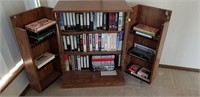 Cabinet w/ Misc VHS Tapes