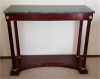 Stunning Marble Top Console Or Entry Way Table