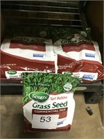 1 LOT (3) BAGS SCOTTS GRASS SEED