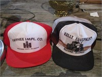 Lot (4) IH / Case Fayhee Imp. & Kelly Imp Hats