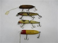 Lot (4) Vintage Fishing Lures