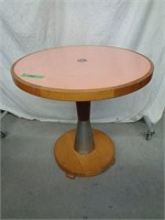 Solid Round (Maple/Teak/Metal) Table