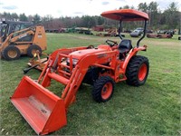 Kubota L3400 hydrostatic compact tractor