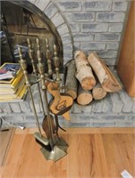 Fireplace Tools, Grate Etc