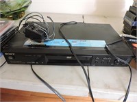 Sony CD, DVD Player with VHS & DVD's
