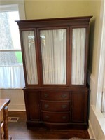 Antique Glass Door China Cabinet