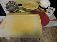Strainers, Kitchen Scale, Cutting Boards, Ect