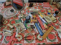 Health Care Items, Tooth Brushes, Scissors, Mirror
