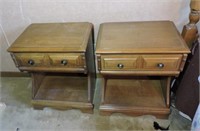 Pair of Maple Bedside Tables