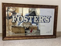 Foster's Glass - Framed piece (47" x 29 1/2")