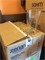 12 New Molson Canadian Beer Glasses