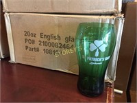 12 New St Patty's Rickards Beer Glasses