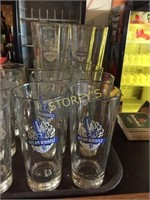 12 Steam Whistle Beer Glasses