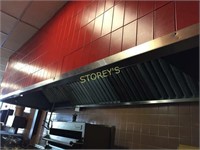 ~8' S/S Exhaust Hood w/ Fire Suppression System