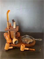 Tobacco pipes & holder
