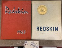 2 OSU Okla St University yearbooks 1960s Redskin