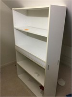 White Cabinet & Bookshelf Combo