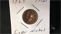 18 $.63 one cent copper nickel