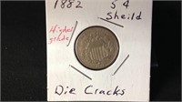 1882 shield nickel