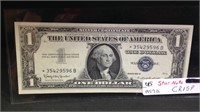 1957B One dollar star note crisp