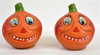 VINTAGE GERMAN JACK-O-LANTERN CANDY CONTAINERS