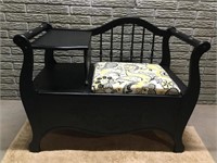 Telephone Bench is 37" x 20" (read pickup details)