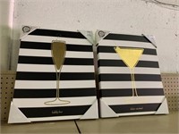 NEW MATCHING COCKTAIL WALL HANGERS