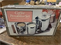 COFFEE PERCULATOR SET