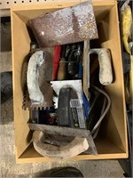 BOX OF MISC. TOOLS