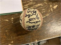 SIGNED BASEBALL - 2013 MAHONING VALLEY SCRAPPERS
