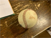 SIGNED BALL: C. GAYNOR, NATE STRITZ & JULIO RIVERA