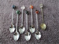 7 demitasse spoons