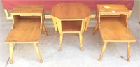Colonial Furniture Maple End Table Side Table Set