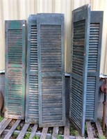 Five Vintage House Shutters