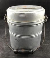 Vintage Three Section Metal Lunch Pail