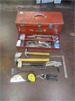 Metal Toolbox Full of Misc Tools