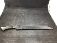Machete Style Vintage Knife With Sheath