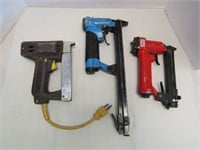 3 Staplers - 2 Air 1 Electric