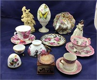 Decorative Cups & Saucers & Deco Dresser Items