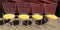 Vintage Late MCM Welded Wire Chairs