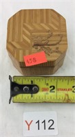 Bamboo Trinket Box with Fossilized Shark Teeth