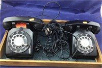 Pair of Dial Telephones From 1983